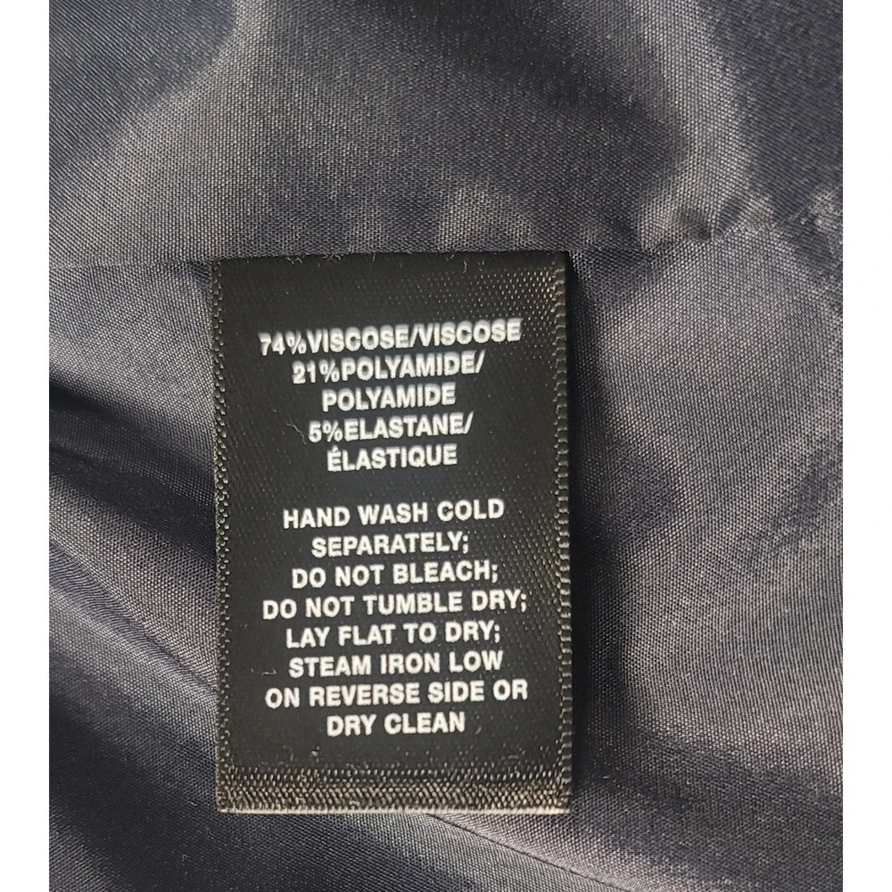 Lafayette 148 New York Striped Moto Jacket Size‎ 10 Asym Zip Raw Hem
